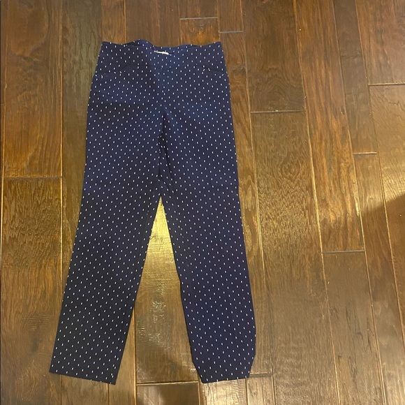 Talbot navy and white slacks - Picture 2 of 2